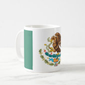 Mexico flag コーヒーマグカップ (正面左)
