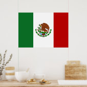 Mexico Flag ポスター (キッチン)