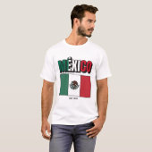 Mexico flag 1836 tシャツ (正面フル)