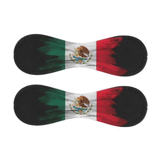 Mexico flag brush stroke, national flag 野球ボール (パネル)
