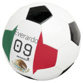 Mexico Flag Soccer Ball Custom Name Jersey サッカーボール (3/4)