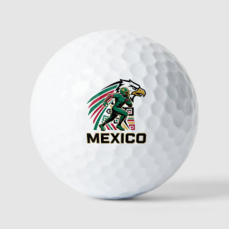 Mexico Football Eagle National Pride Action Art ゴルフボール