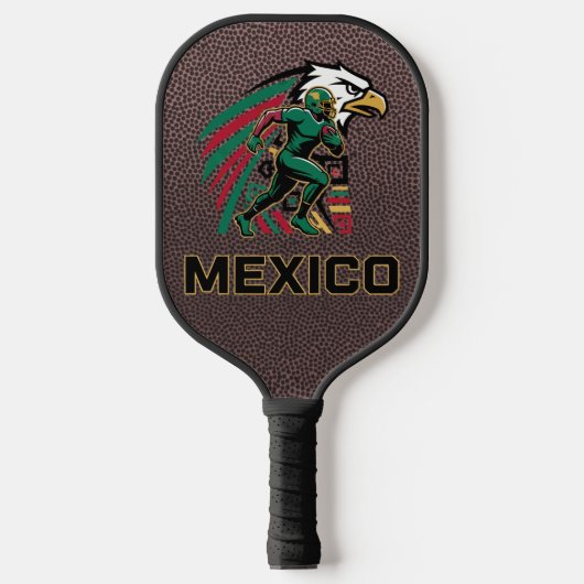 Mexico Football Eagle National Pride Action Art ピックルボールラケット (正面)