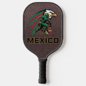 Mexico Football Eagle National Pride Action Art ピックルボールラケット (裏面)