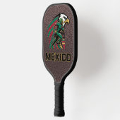 Mexico Football Eagle National Pride Action Art ピックルボールラケット (左)