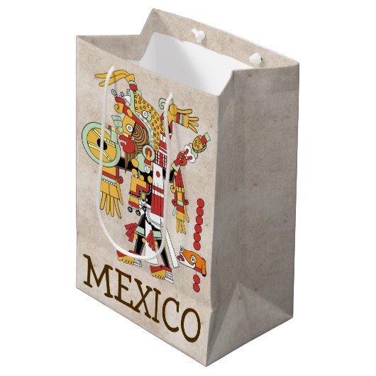 Mexico Gift Bag ミディアムペーパーバッグ (正面アングル)