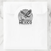 Mexico - Golden Eagle ラウンドシール (バッグ)