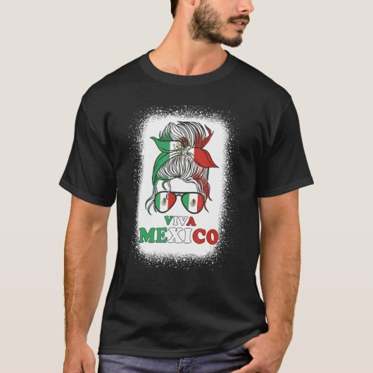 Mexico Independence Day Viva Mexico Pride Women Me Tシャツ (正面)