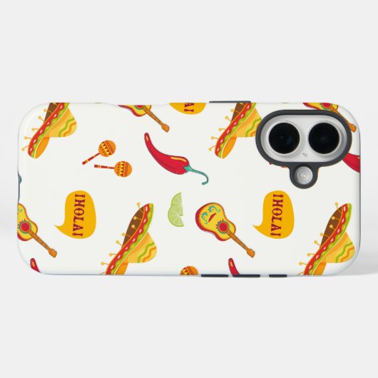 Mexico inspired Pattern Case-Mate iPhoneケース (裏面 (横))
