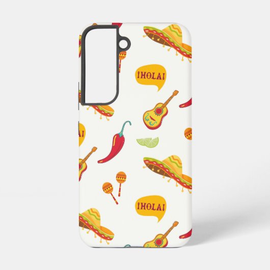 Mexico inspired Pattern Samsung Galaxyケース (裏面)