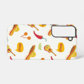 Mexico inspired Pattern Samsung Galaxyケース (裏面横)