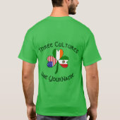 Mexico Ireland USA Flag Shamrock Personalized Men Tシャツ (裏面)