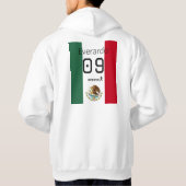 Mexico Jersey Style Back Print National Pride パーカ (裏面)