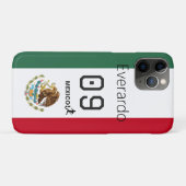 Mexico Jersey Style Custom Name Number Pride Case-Mate iPhoneケース (裏面(横))