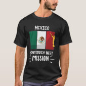 Mexico Monterrey West Mormon LDS Mission Missionar Tシャツ (正面)