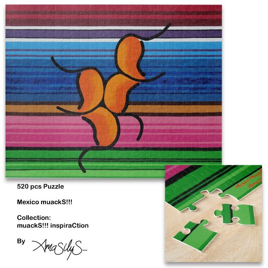 Mexico muackS!!! - AmaSilyS - 520 pcs Art ジグソーパズル