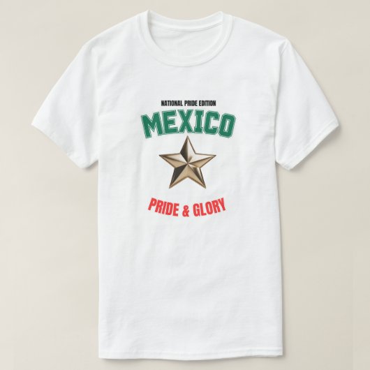 Mexico National Pride Edition Men's T-Shirt Tシャツ (デザイン正面)
