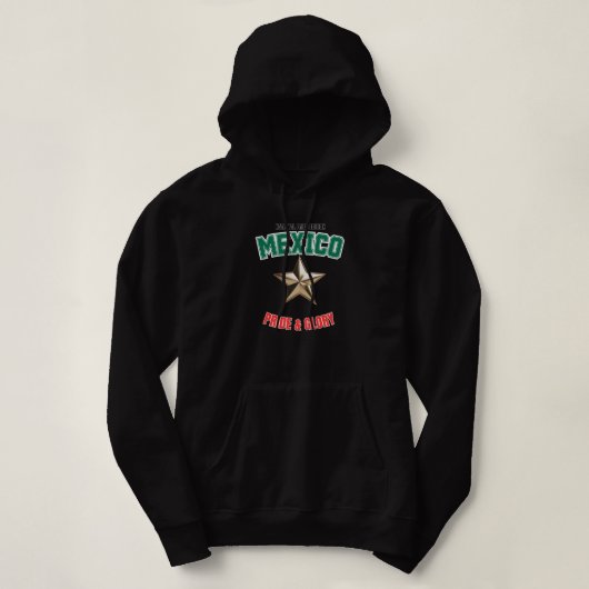Mexico National Pride Edition Women's Hoodie パーカ (デザイン正面)