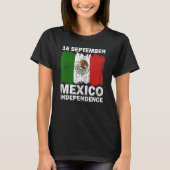 Mexico Pride Independence Day 2022 Mexican Flag 20 Tシャツ (正面)