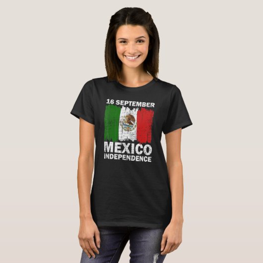 Mexico Pride Independence Day 2022 Mexican Flag 20 Tシャツ (正面フル)