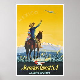 Mexico Print Travel Poster Mexican Print (XR2674)a ポスター