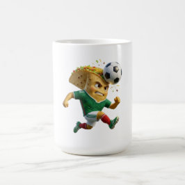 Mexico Soccer Mug - Funny Taco Football Tournament コーヒーマグカップ