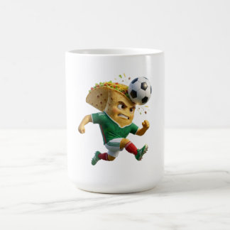 Mexico Soccer Mug - Funny Taco Football Tournament コーヒーマグカップ