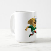Mexico Soccer Mug - Funny Taco Football Tournament コーヒーマグカップ (正面左)