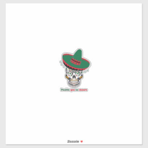 Mexico Soccer Skull 2026 - 消えない情熱 シール