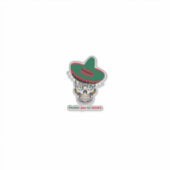 Mexico Soccer Skull 2026 - 消えない情熱 シール (正面)