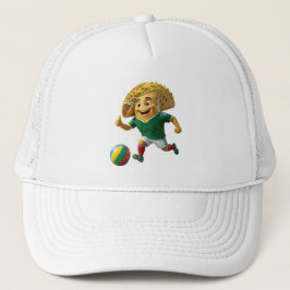 Mexico Soccer Taco Mascot Hat - Funny Mexican Food キャップ