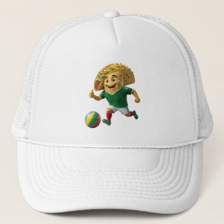 Mexico Soccer Taco Mascot Hat - Funny Mexican Food キャップ