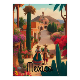 Mexico Travel Poster ポスター
