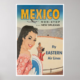 Mexico Travel Poster Mexican Print Eastern Matador ポスター