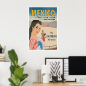 Mexico Travel Poster Mexican Print Eastern Matador ポスター (ホームオフィス)