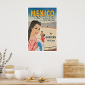 Mexico Travel Poster Mexican Print Eastern Matador ポスター (キッチン)