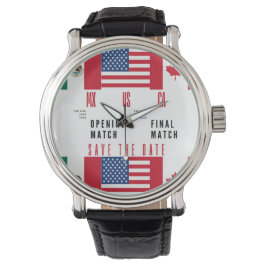 Mexico USA Canada Wristwatch | 2026 Match Days 腕時計