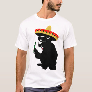 mexiko monkey tシャツ
