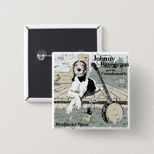 Mexituckyの青ボタン 缶バッジ (正面&裏面)