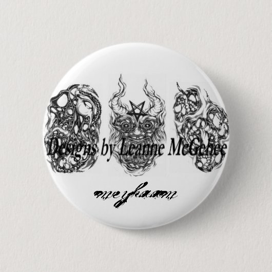 meyhaam 缶バッジ (正面)