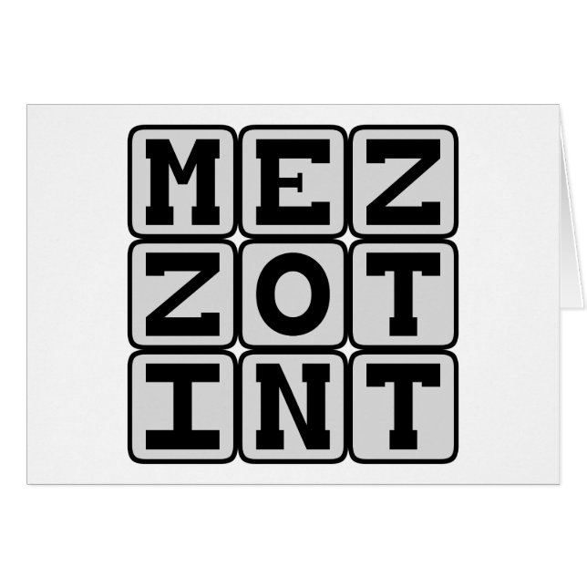 Mezotint、Printmaking Process (正面横)