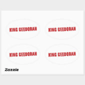 MF Doomラッパー 楕円形シール (シート)