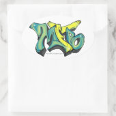 MFBのラベルのステッカー 楕円形シール (バッグ)