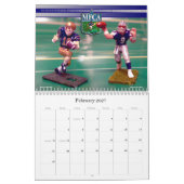 MFCA 2009のミニチュアのフットボール カレンダー (2月 2027)