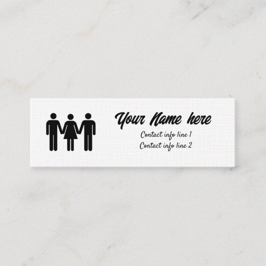 MFM通話カード スキニー名刺 (正面)