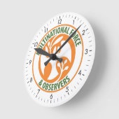 MFO時計 ラウンド壁時計 (傾斜)