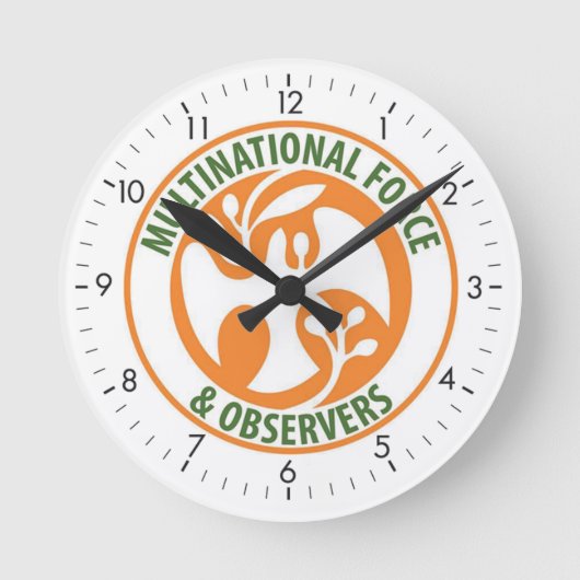 MFO時計 ラウンド壁時計 (正面)