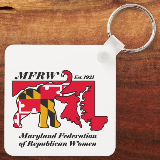 MFRWスクエアキーチェーン キーホルダー (裏面)