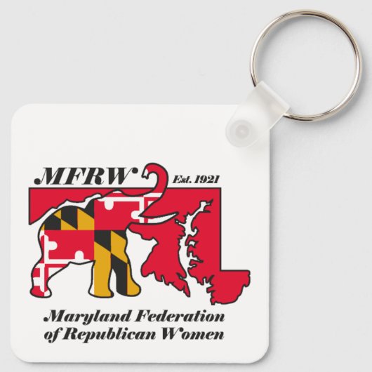 MFRWスクエアキーチェーン キーホルダー (裏面)