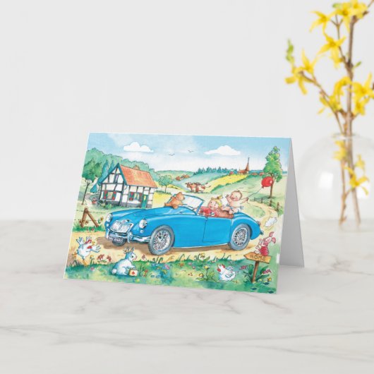 MGの古顔の車ベビーカードのベビー カード (黄色い花)